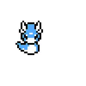 Dratini pärlplatta mall