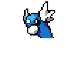 Dratini pärlplatta mall