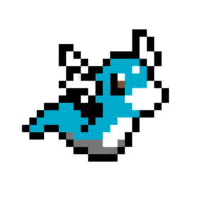 Dratini pärlplatta mall