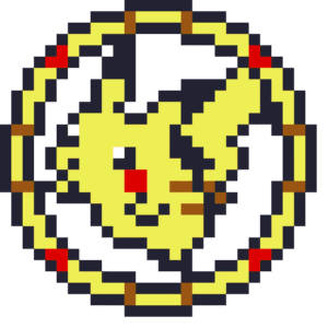 Drömfångare - Pikachu pärlplatta mall