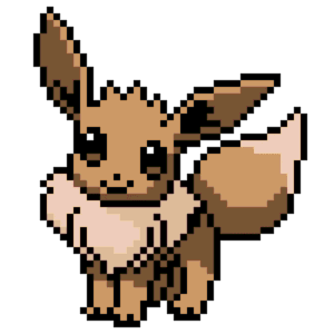 Eevee - Pokémon pärlplatta mall