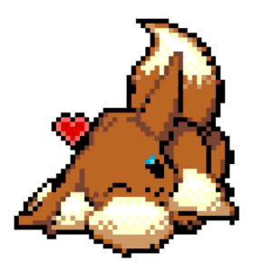 Eevee Söt pärlplatta mall