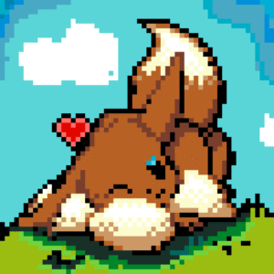 Eevee Söt pärlplatta mall