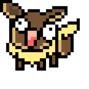 Eevee pärlplatta mall