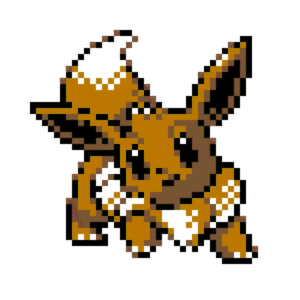 Eevee pärlplatta mall