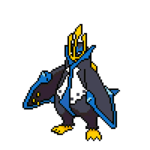 Empoleon - Pokémon pärlplatta mall