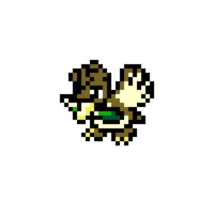 Farfetch´d pärlplatta mall