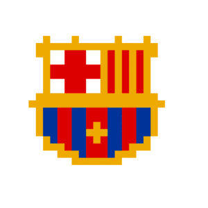 FC Barcelona Pärlplatta Design