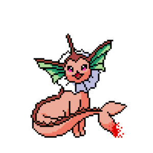 Fegoreon - Pokémon pärlplatta mall