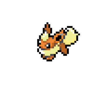 Flareon pärlplatta mall