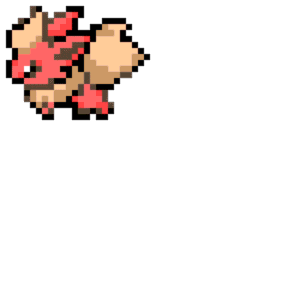 Flareon pärlplatta mall