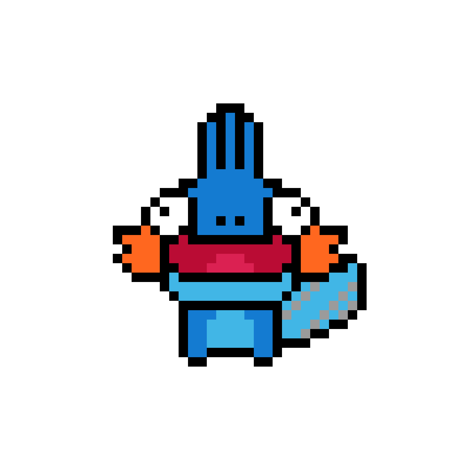 Funny Mudpik Pärlplatta Design