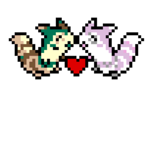 Furret Par pärlplatta mall