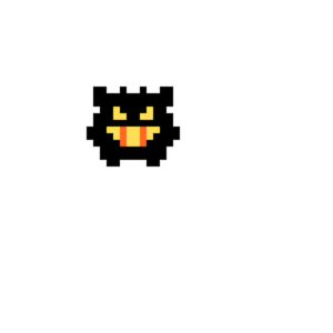 Gengar Sprite pärlplatta mall