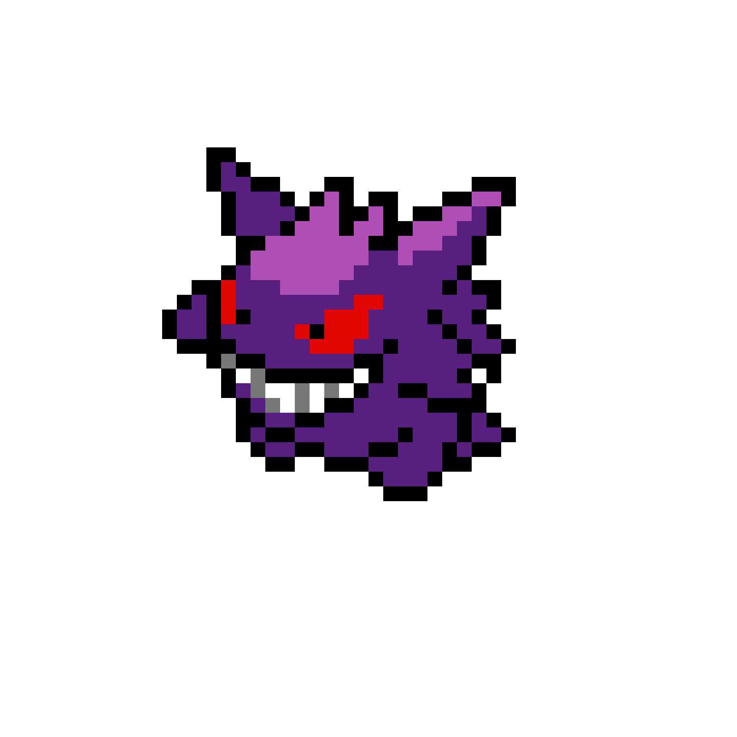 Gengar Pärlplatta Design