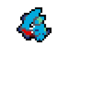 Gible pärlplatta mall