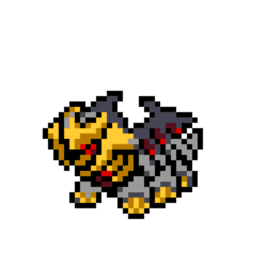 Giratina pärlplatta mall