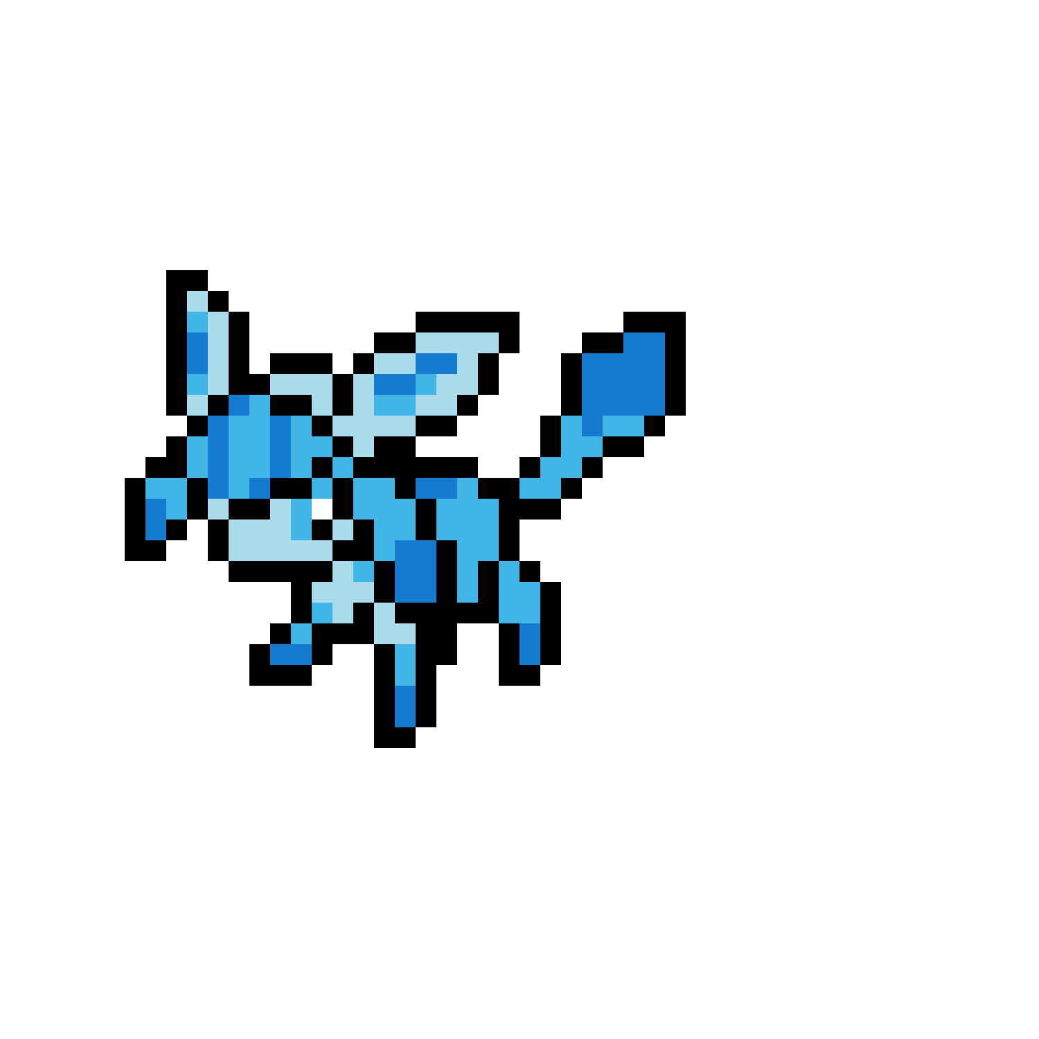 Glaceon Pärlplatta Design