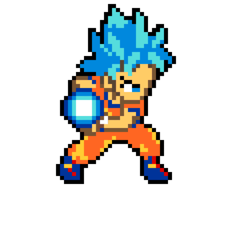 Goku SSJ Blue Stor Parlplatta Mall – 811 parlor | ParlEventyr