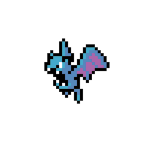 Golbat pärlplatta mall