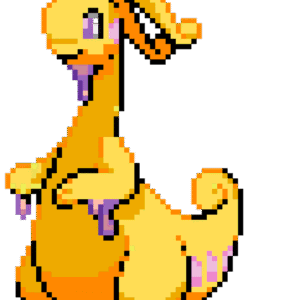 Goodra Shiny pärlplatta mall