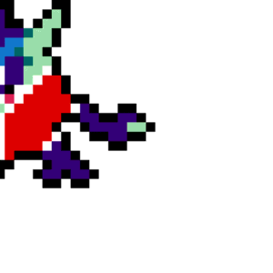 Greninja Jul pärlplatta mall