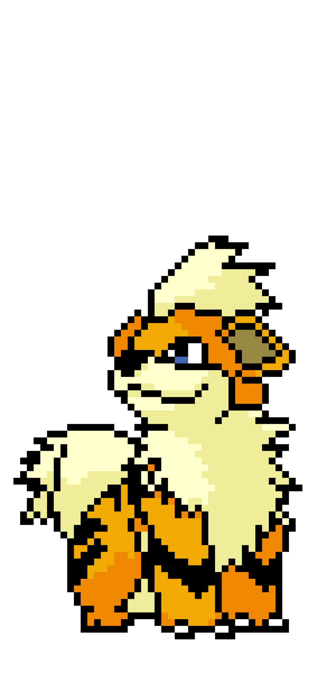 Growlithe Pärlplatta Design