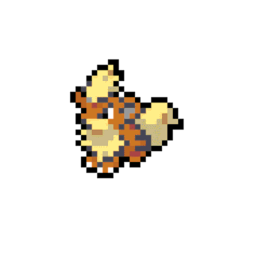 Growlithe pärlplatta mall