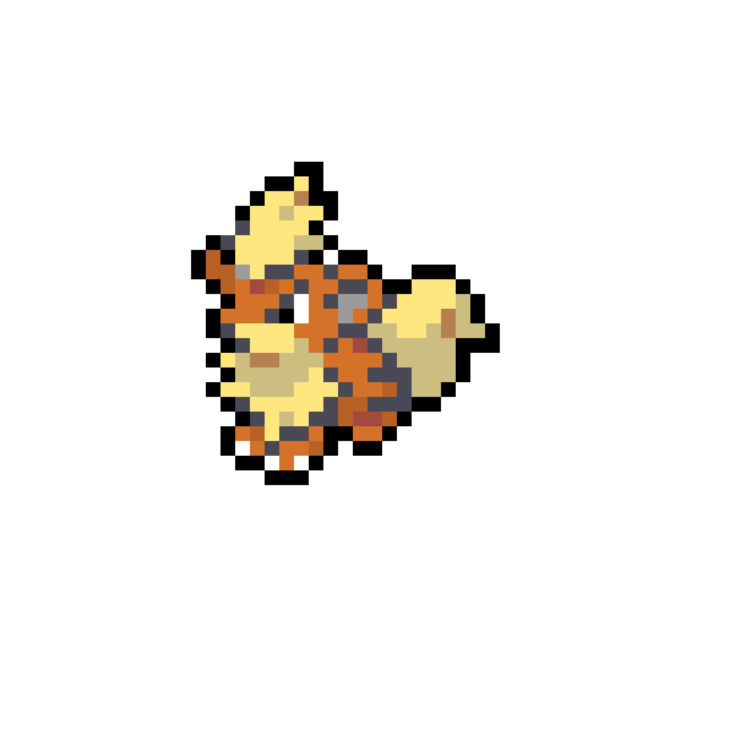 Growlithe Pärlplatta Design