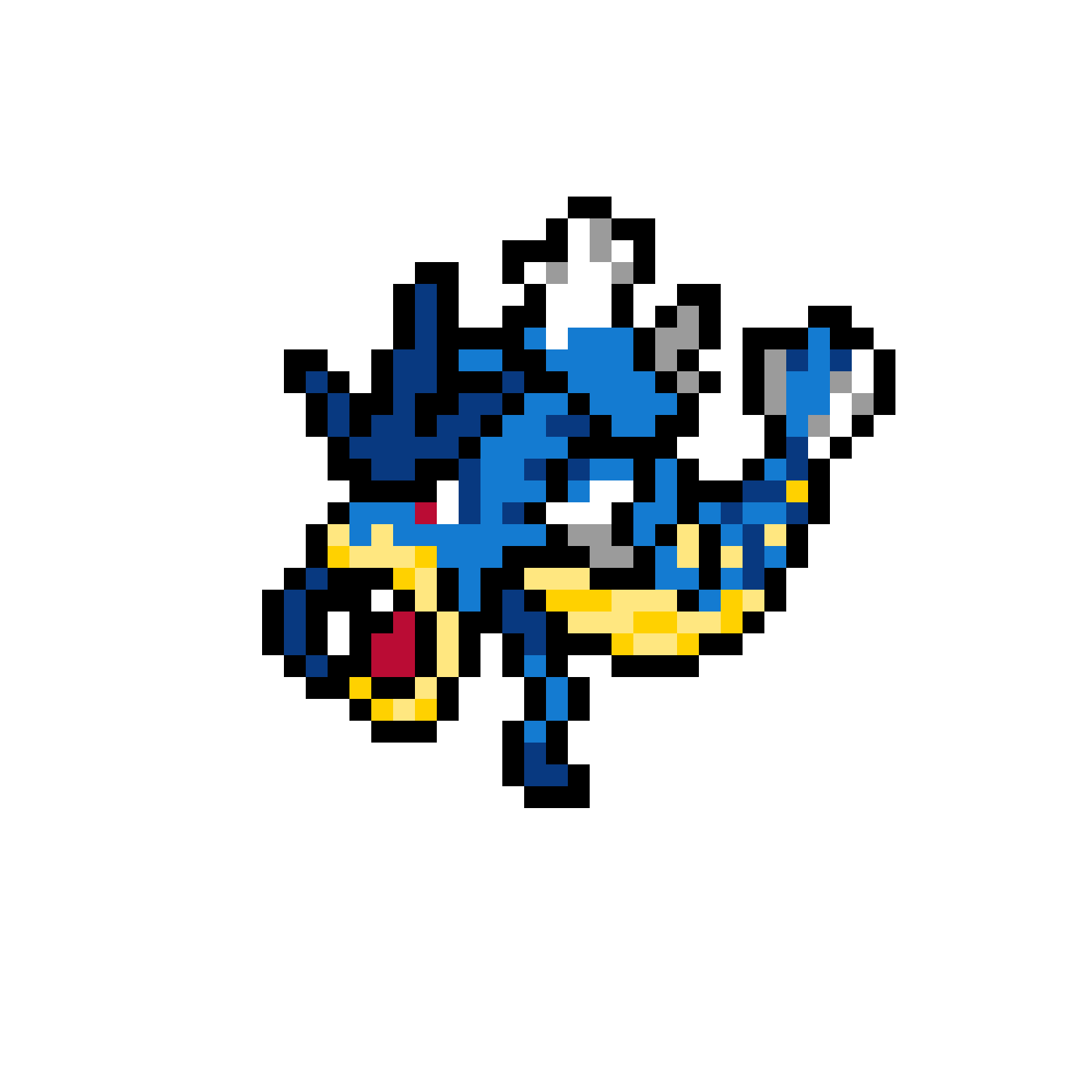 Gyarados Pärlplatta Design