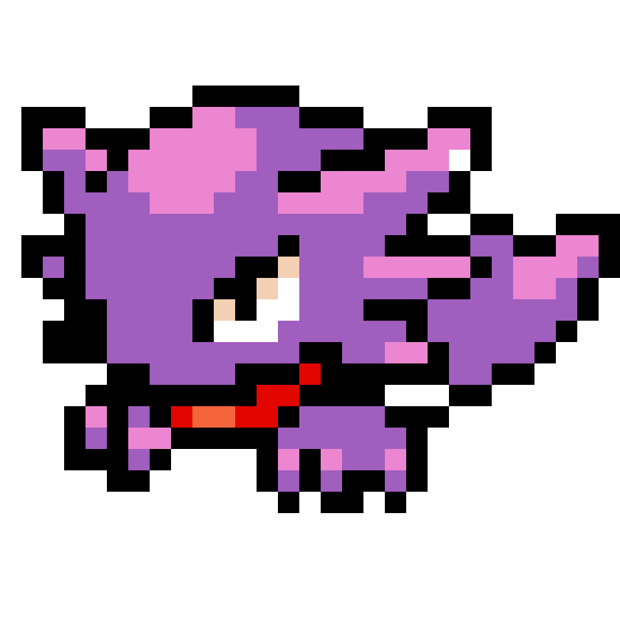 Haunter Pokemon Pärlplatta Design