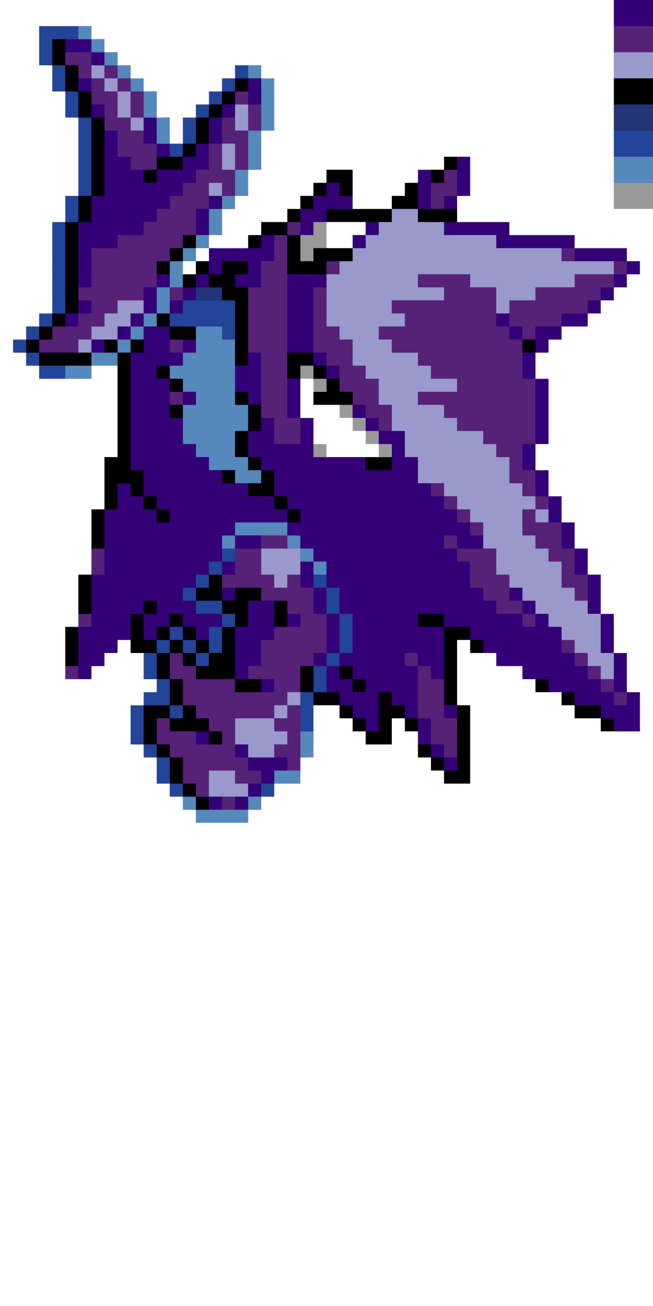 Haunter Shiny Pärlplatta Design
