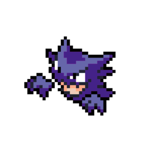 Haunter pärlplatta mall