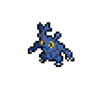 Heracross pärlplatta mall