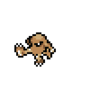 Hitmonlee pärlplatta mall