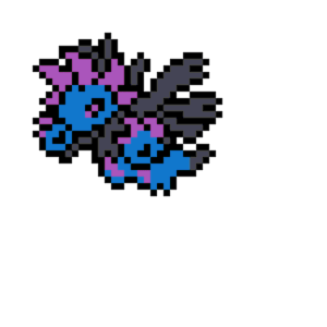 Hydreigon pärlplatta mall