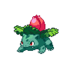 Ivysaur pärlplatta mall