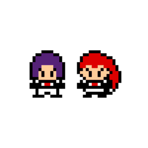 Jessie och James pärlplatta mall