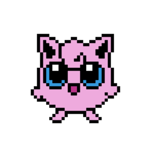 Jigglypuff - Pokémon pärlplatta mall