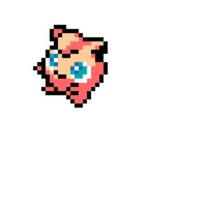 Jigglypuff pärlplatta mall