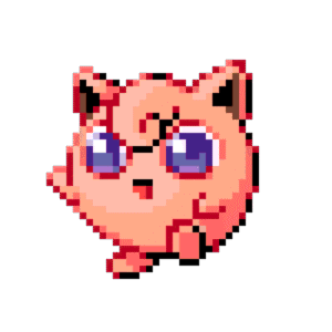 Jigglypuff pärlplatta mall