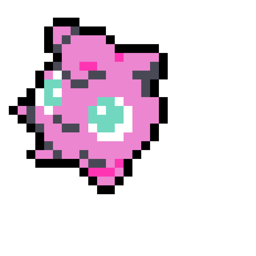 Jigglypuff Pärlplatta Design