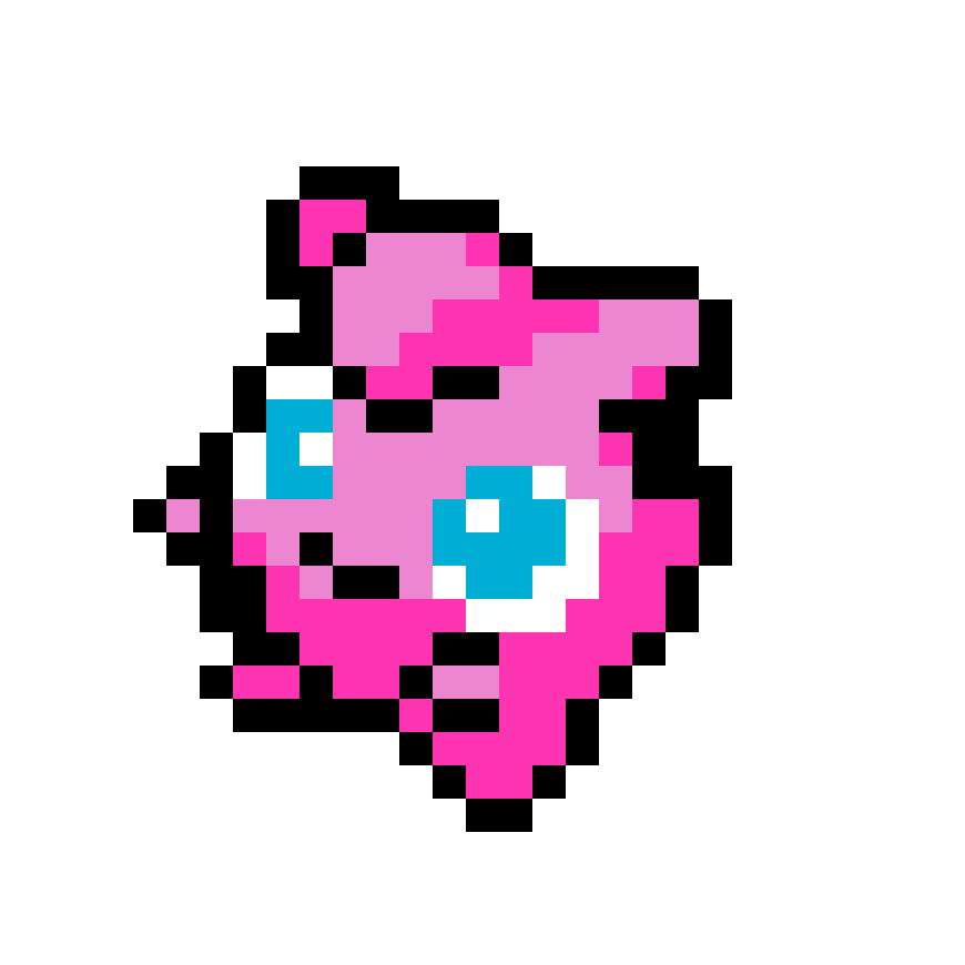 Jigglypuff Pärlplatta Design