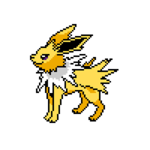 Jolteon - Pokémon pärlplatta mall