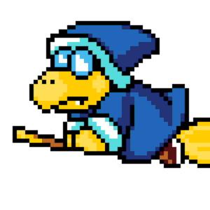 Kamek pärlplatta mall