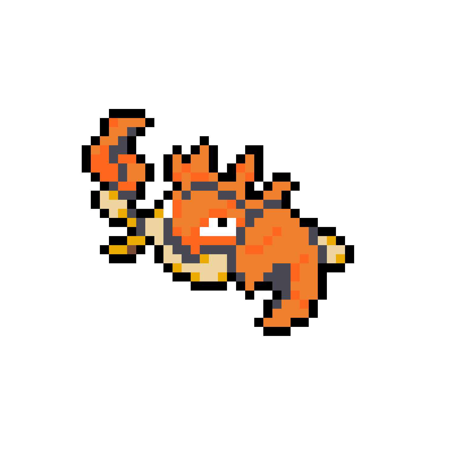 Kingler pärlplatta mall