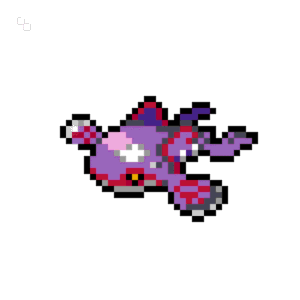 Kyogre Shiny pärlplatta mall