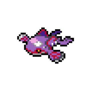 Kyogre Shiny pärlplatta mall