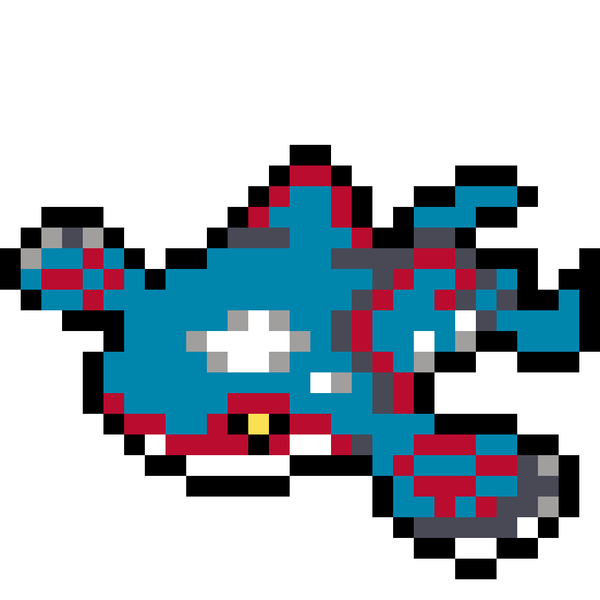 Kyogre Pärlplatta Design