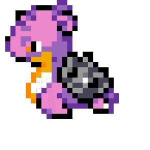 Lapras Shiny pärlplatta mall